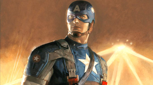 Captain America Comic de la Pelicula