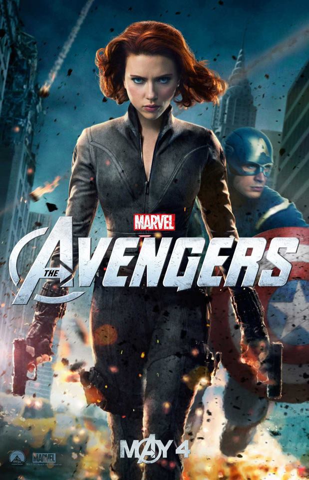 Rico Separación Línea del sitio The Avengers' (Los Vengadores): Nuevo Poster con La Viuda Negra (Scarlett  Johansson) y El Capitán América