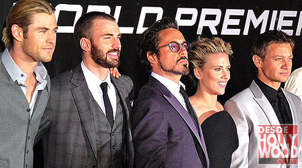 'Avengers' preestreno, declaraciones de Kevin Feige y escena final extra Avengers-Premiere-Mundial-Video-Presentacion-Elenco