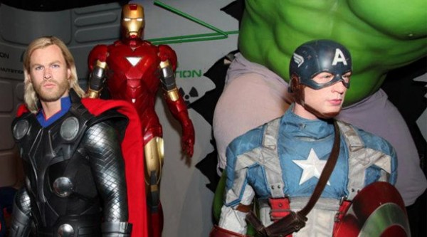 The Avengers (Los Vengadores): Estatuas de Cera de Hulk, Captain America, Iron Man y Thor en Nueva Exhibición