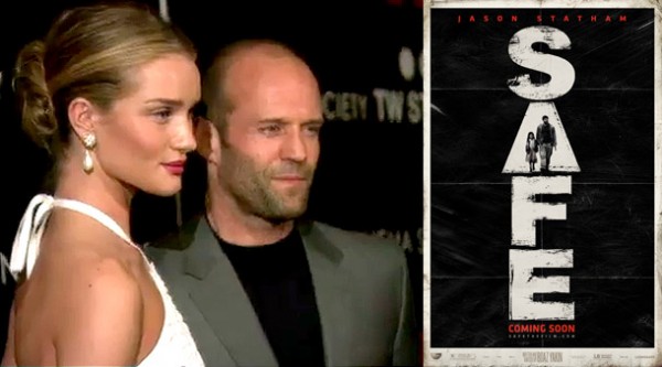 SAFE: Jason Statham en Videos de la Premiere, Detrás de Cámaras y Fotos de una “Película de Acción con Corazón”