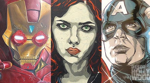 Estuvimos en la Exhibición de Arte Inspirada en Los Vengadores (The Avengers) ¡35 Fotos Exclusivas de las Pinturas Geek!