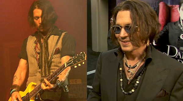 Premiere de Dark Shadows (Sombras Tenebrosas): Mira a Johnny Depp Rockanroleando y también la Alfombra Roja