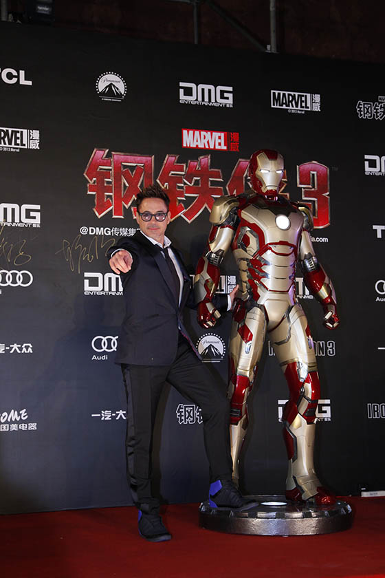 Marvel’s “Iron Man 3” Robert Downey Jr. China Tour –  B
