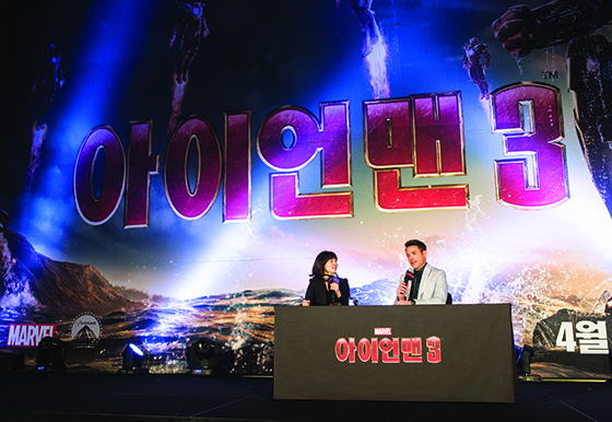 Walt Disney Studios "Marvel's Iron Man 3" Robert Downey. Korea Tour-Press Conference