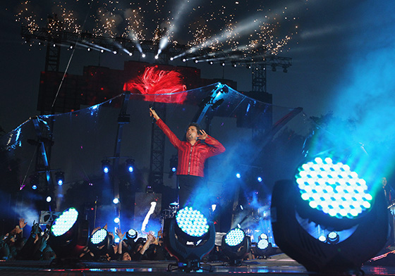 Muse Perform At The World War Z World Premiere