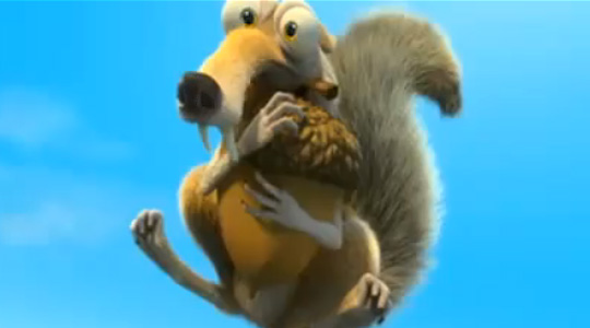 Scrat en Ice Age 4